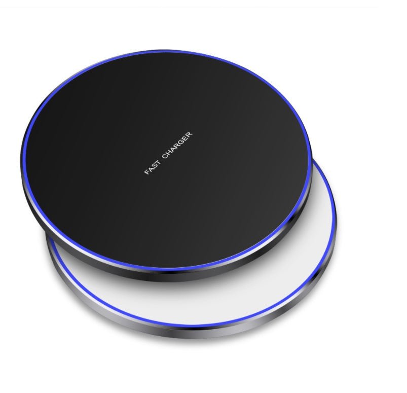 Aluminum Alloy Disc Wireless Charger QI10W Fast Charge Wireless Charger