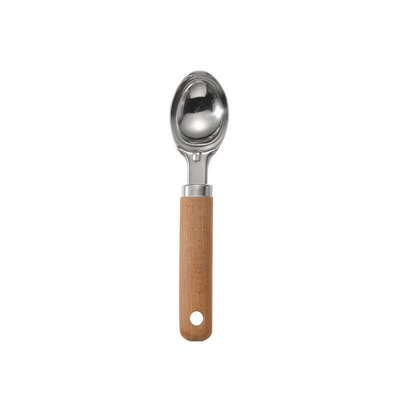 Wooden Handle Kitchen Spoon Plane Tableware Suit