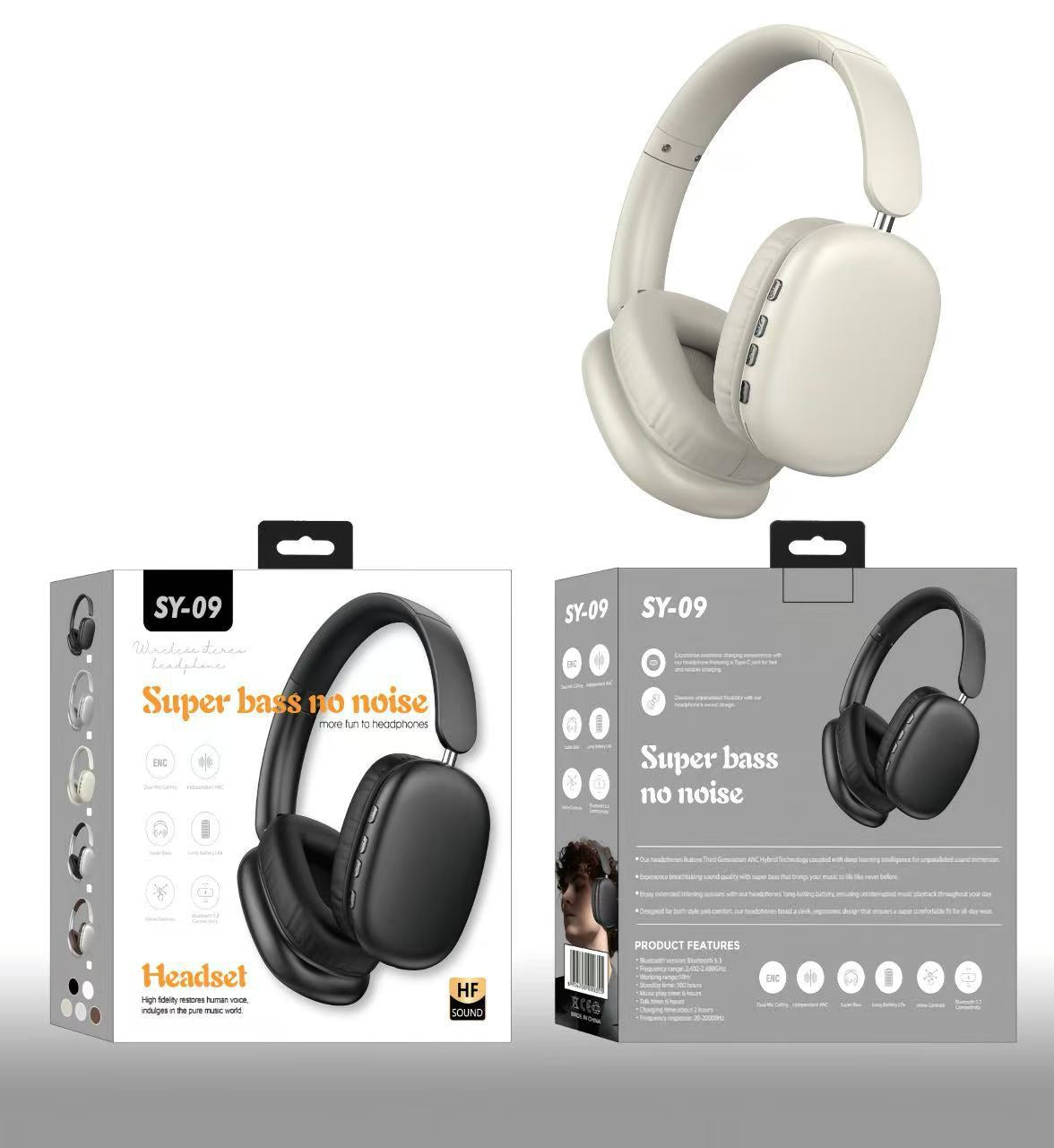 Bluetooth Headphone Head-mounted Long Endurance Sports